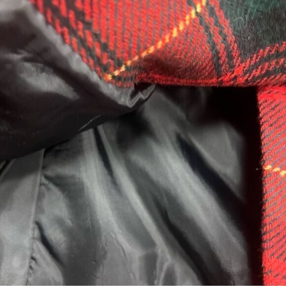 Norton McNaughton red plaid holiday blazer. Sz 12 - Picture 6 of 8